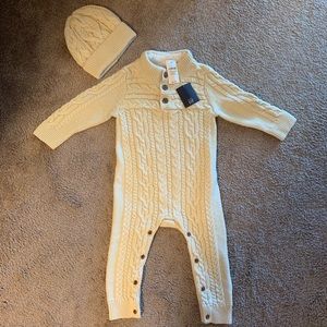 Boys Baby Gap knitted one piece sweater set